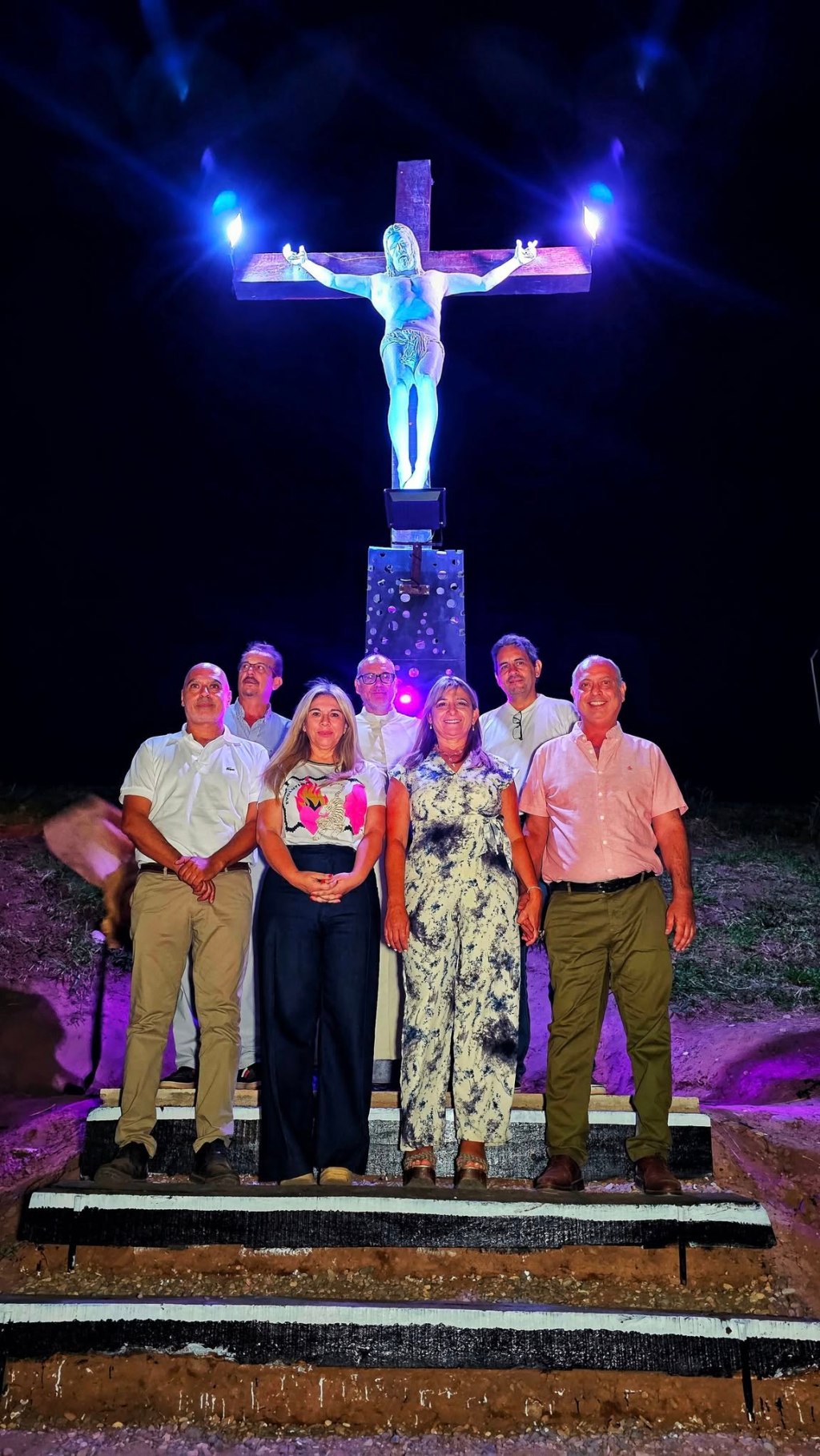 Las Lajitas : Inauguración Bendicion del Cristo Doliente