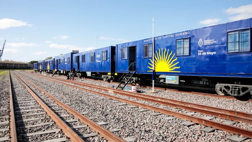 El Tren 25 de Mayo llegará a Joaquín V. González con más de 15 servicios gratuitos