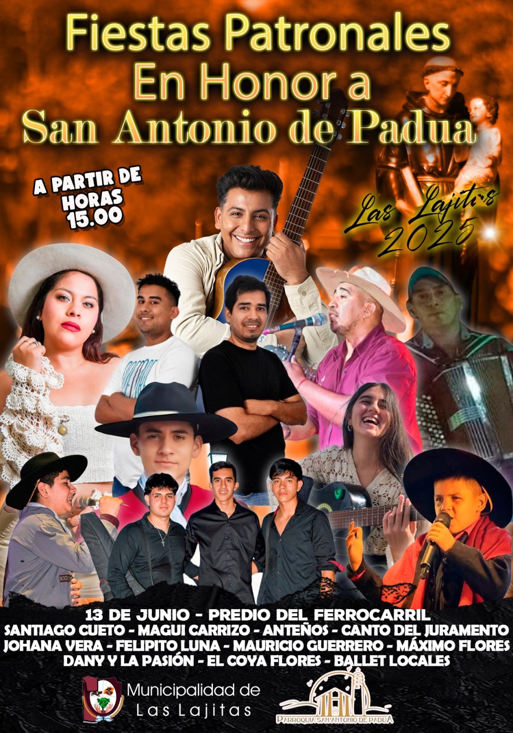 LAS LAJITAS: FIESTAS PATRONALES EN HONOR A SAN ANTONIO DE PADUA