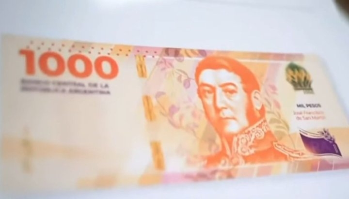 Así será el nuevo billete de $1000 con la imagen de San Martín