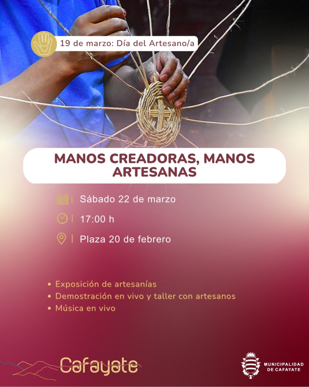 Felíz día del artesano y el carpintero