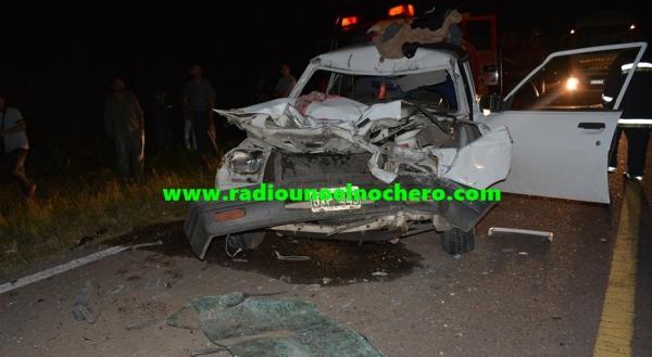 Santa Sylvina: Accidente en la Ruta Nacional N° 95