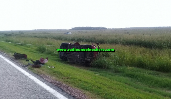 Un accidente vial dejó dos fallecidos en el sur departamental