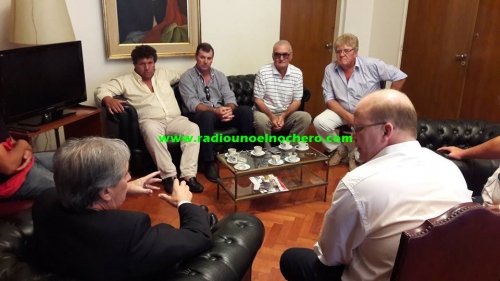 Productores de El Nochero se reunieron con el Ministro Contigiani