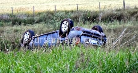 Ruta 98: Dos muertos en terrible vuelco