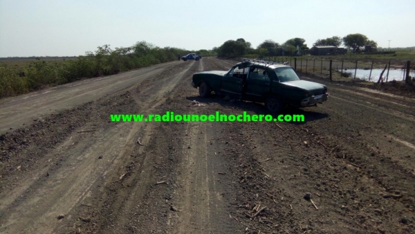 San Bernardo: Volcó con el auto y falleció