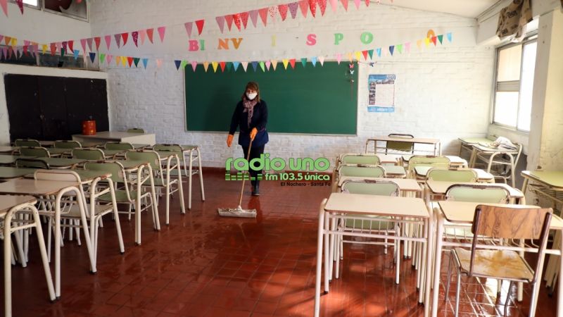 La provincia prepara las escuelas para la vuelta a clases