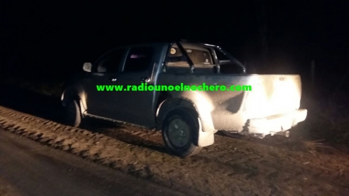 Santa Margarita: Encuentran abandonada una camioneta