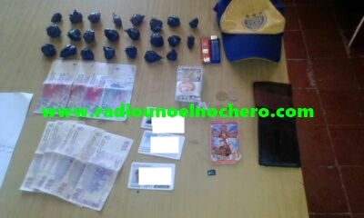 Pozo Borrado: Encontraron con marihuana y dinero en efectivo a dos jóvenes tostadenses