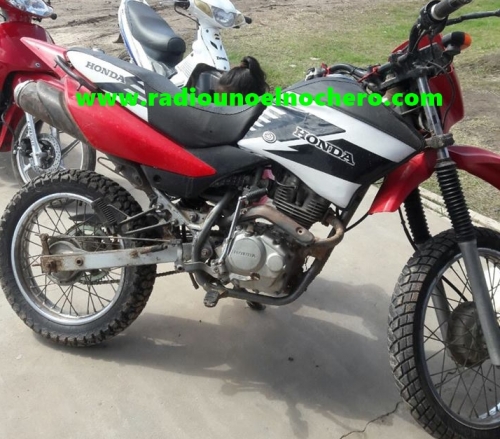 Sustraen una motocross en El Nochero