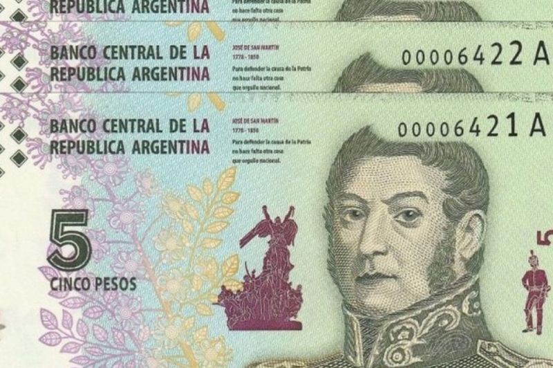 Últimos días de circulación del billete de 5 pesos