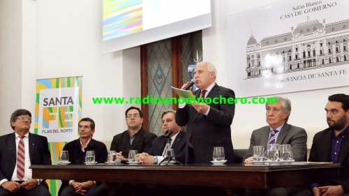 Lifschitz presentó el proyecto de ley del Plan del Norte para la provincia de Santa Fe