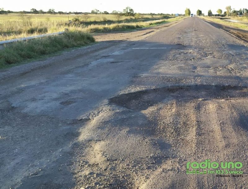 Vialidad Nacional licitará la reparación del tramo de la Ruta 95 entre Villa Minetti y San Bernardo