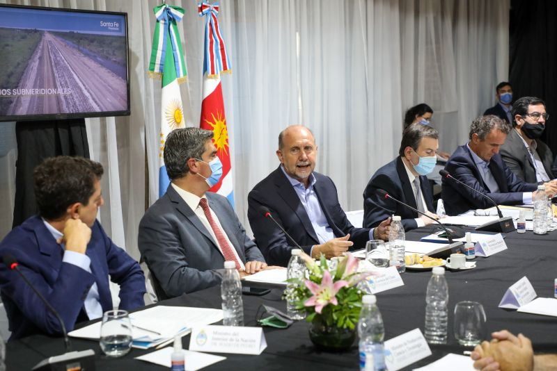 Reunión de gobernadores con la Nación para acordar proyectos sobre los Bajos Submeridionales
