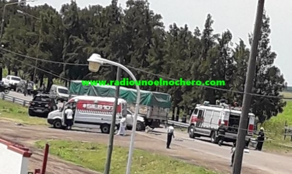 Fatal accidente en Ceres: se desprendió el acoplado de un camión y chocó con una camioneta