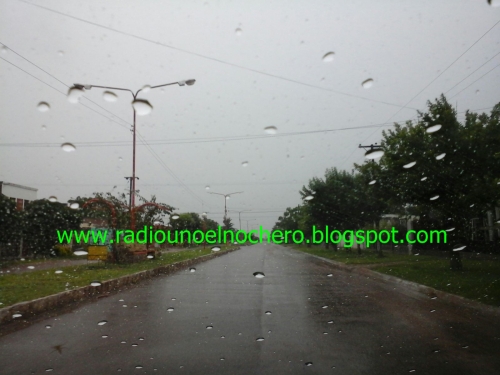 Primera lluvia en el comienzo de la primavera
