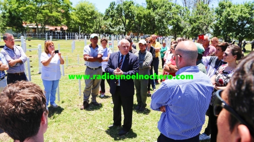 Vera: Lifschitz recorrió las obras de reacondicionamiento del Centro Genético "Las Gamas"