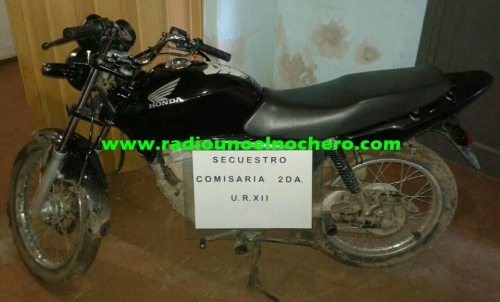 Villa Minetti: Recuperan una moto con pedido de secuestro