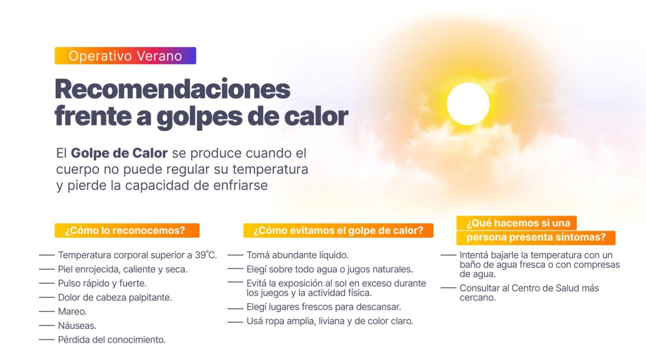 Recomendaciones para evitar el golpe de calor