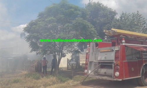 Tostado: Una vivienda se incendió por la explosión de una garrafa
