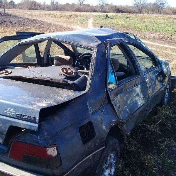 El payador Uberfil Concepción tuvo un accidente automovilístico