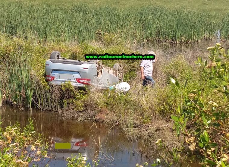 El Nochero: Despitó un automóvil en la ruta 95