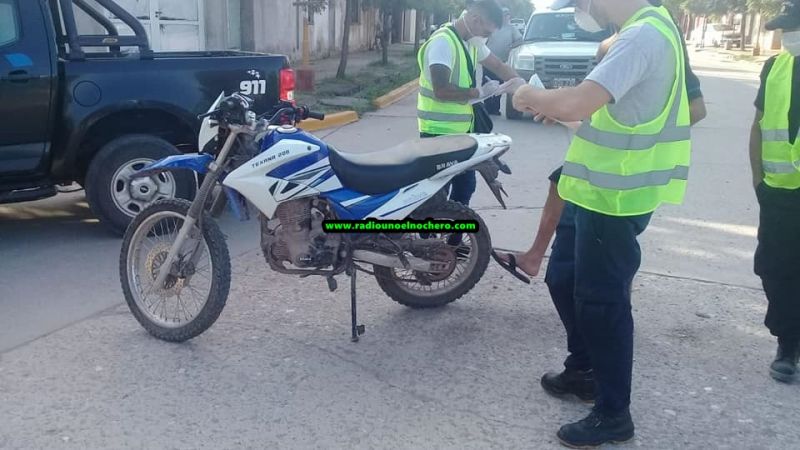 Continúan las intervenciones policiales por la cuarentena obligatoria