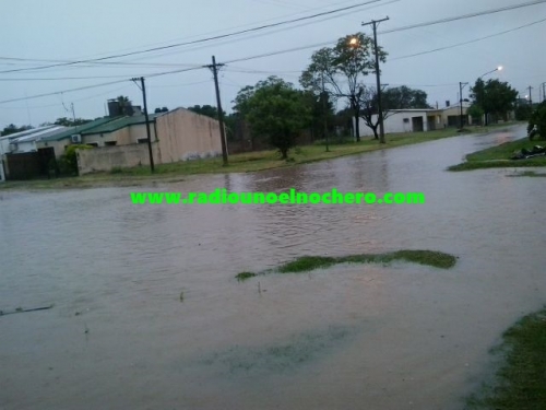 En Villa Minetti la lluvia completó los 110 milímetros