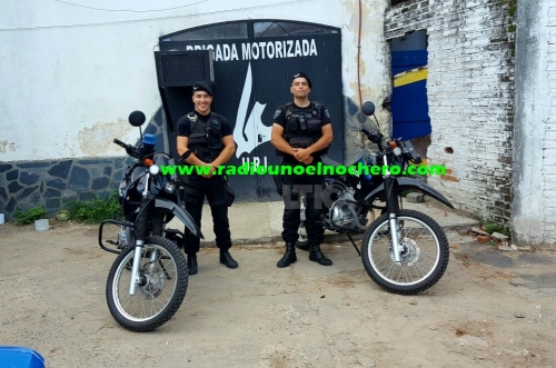 Policía de El Nochero salvó a un abuelo de morir asfixiado con una medialuna