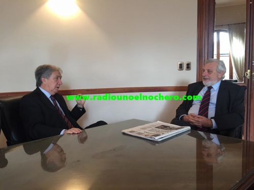 El Senador Gramajo se reunió con el Ministro Silberstein por los Jueces Subrogantes