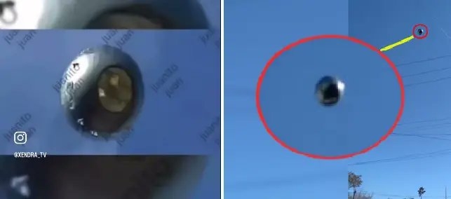 Logran captar un OVNI y afirman que se puede ver a extraterrestre dentro de él