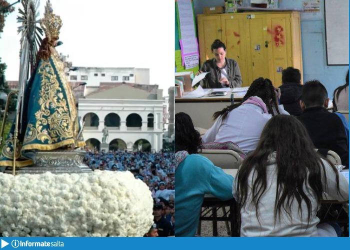 ¡Atención! Así será el asueto en las escuelas en la semana del Milagro