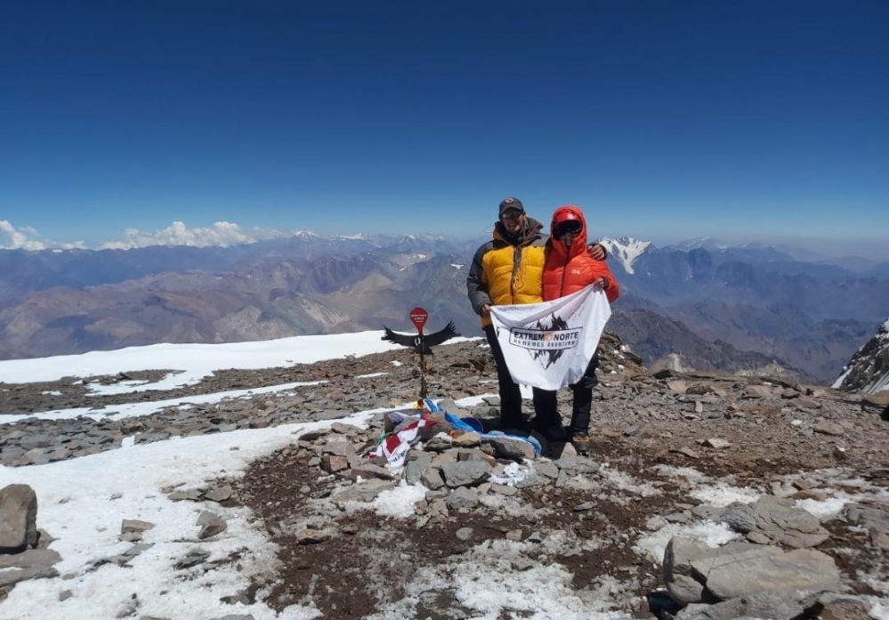Salteña hizo cumbre en el Aconcagua: “Siempre fue un sueño y nunca pensé que lo fuera hacer”