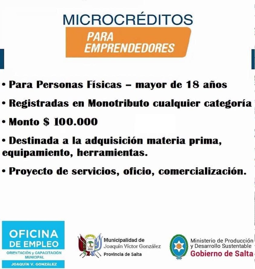 LÍNEA DE MICROCRÉDITOS PARA EMPRENDEDORES