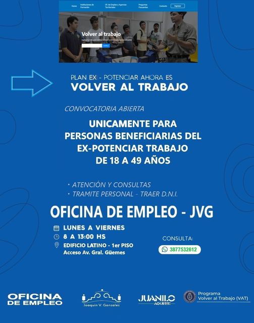 𝘾𝙤𝙣𝙫𝙤𝙘𝙖𝙩𝙤𝙧𝙞𝙖 𝙖𝙗𝙞𝙚𝙧𝙩𝙖 𝙀𝙭 𝙋𝙤𝙩𝙚𝙣𝙘𝙞𝙖𝙧 𝙏𝙧𝙖𝙗𝙖𝙟𝙤 𝘼𝙃𝙊𝙍𝘼 𝙀𝙎 "𝙑𝙊𝙇𝙑𝙀𝙍 𝘼𝙇 𝙏𝙍𝘼𝘽𝘼𝙅𝙊"