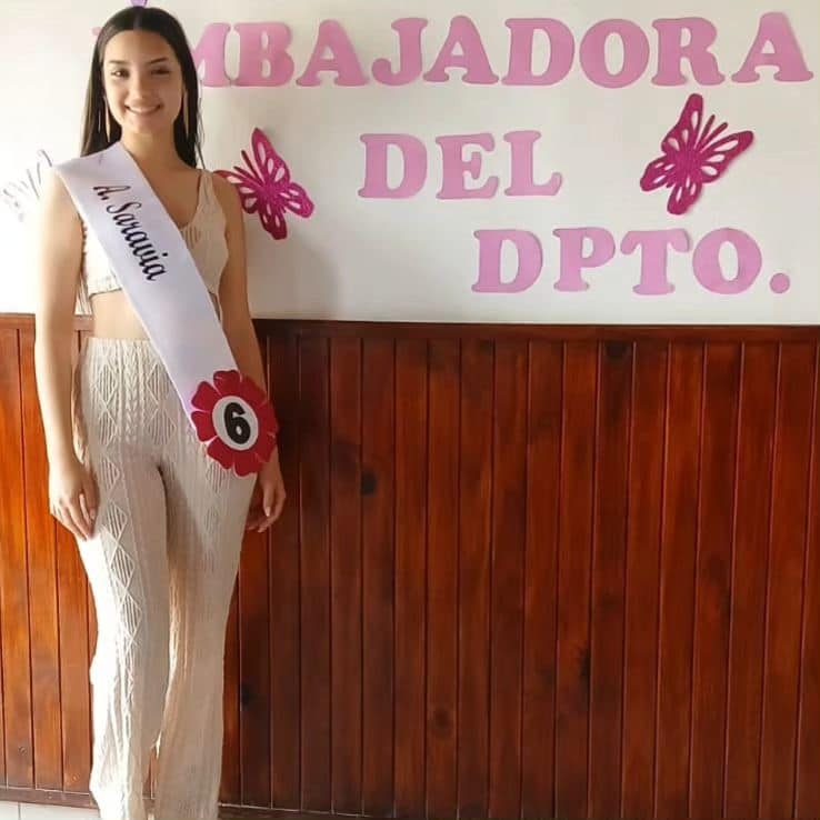 SOPHIA GOMEZ ROMERA EMBAJADORA DEPARTAMENTAL