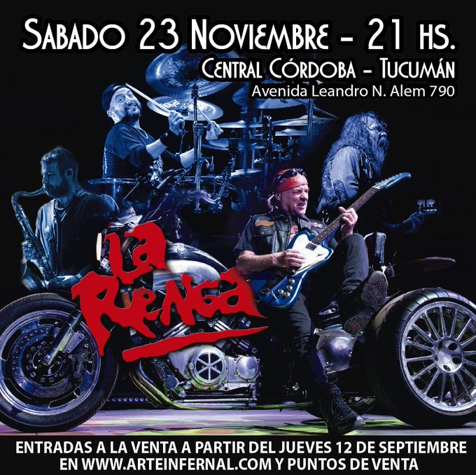 Nuevos conciertos de La Renga