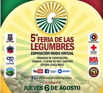 Rº DE LA FRONTERA La 5° Feria de las Legumbres se desarrollará del 6 al 28 de agosto