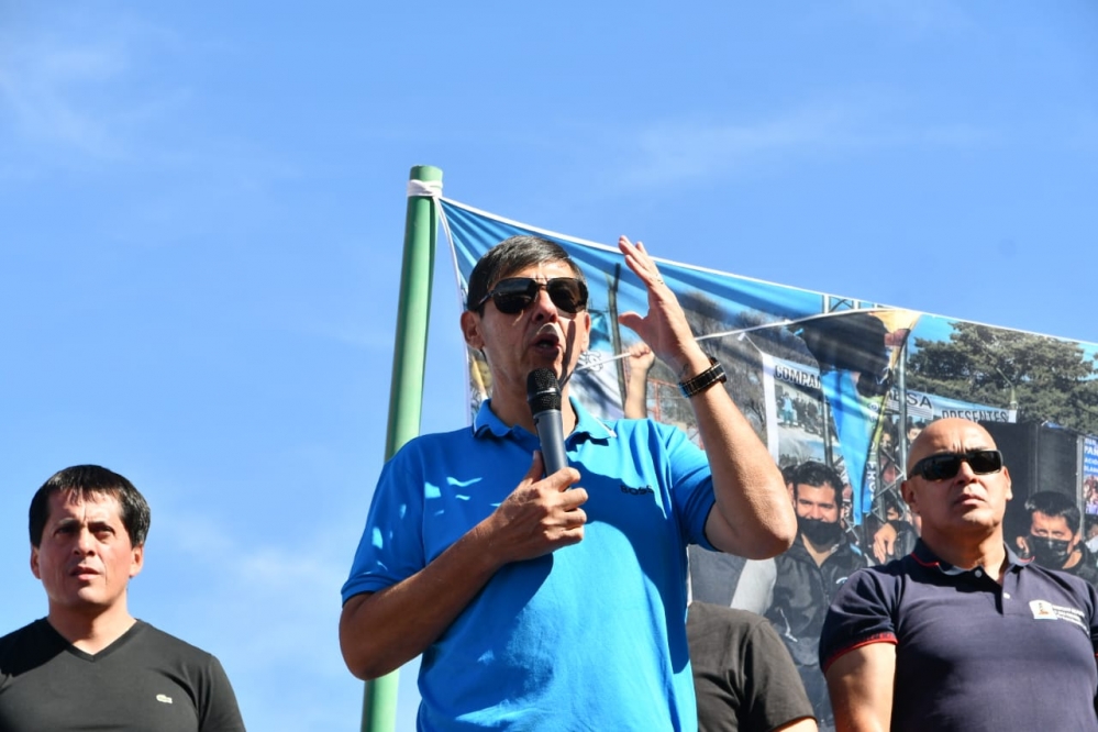 Rucci pidió no arriar las banderas de lucha y sacrificio