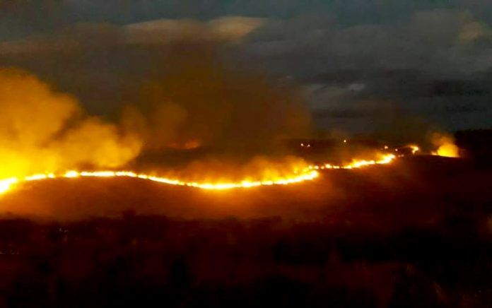 El incendio de Corral de Piedra afectó el suministro de energía eléctrica
