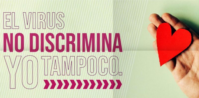 Campaña para erradicar la discriminación por coronavirus