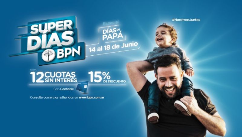 Día del Padre: Semana con 12 cuotas y 15% de descuento