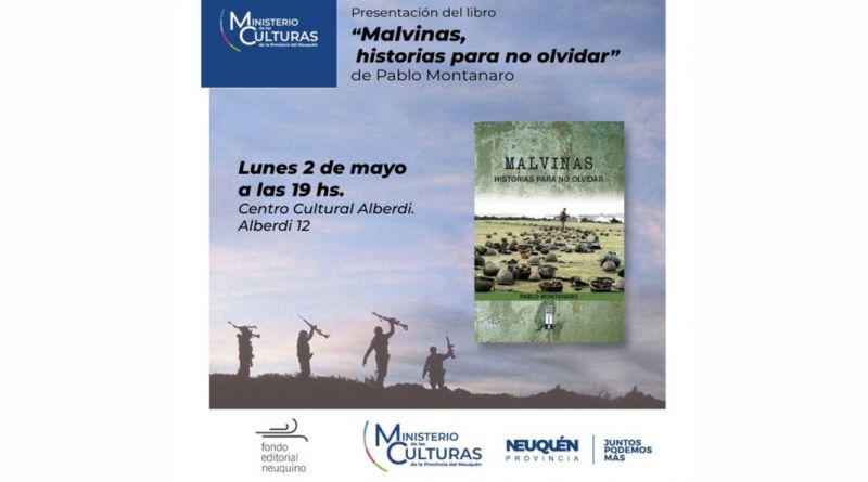 Presentan libro “Malvinas, historias para no olvidar” de Pablo Montanaro