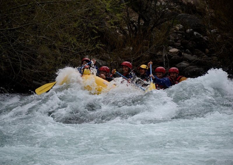 Diciembre a puro rafting en Villa Pehuenia Moquehue!