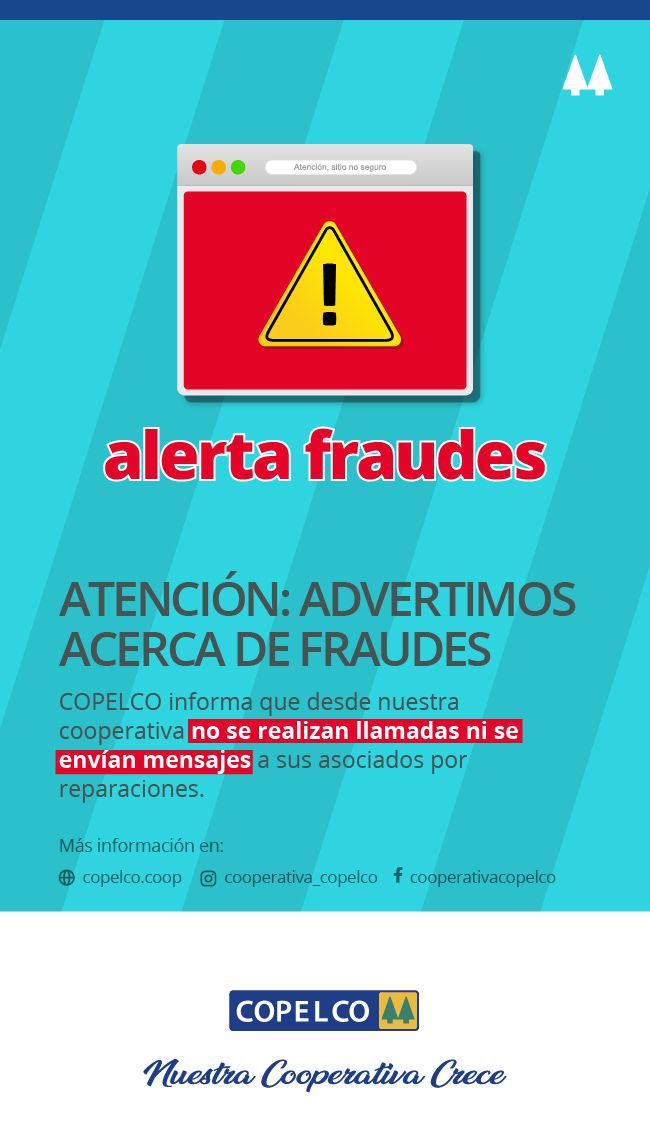 ¡ALERTA FRAUDES!