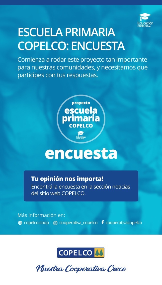 Proyecto Escuela Primaria COPELCO: Encuesta