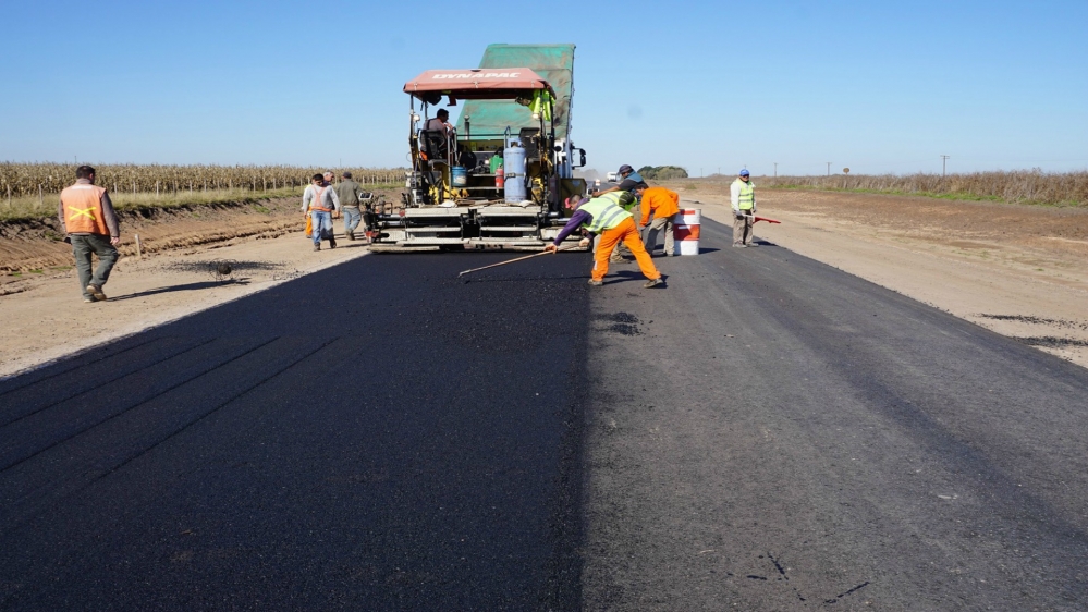 Solicitan precaución al transitar por la ruta provincial 5 por obras de repavimentación