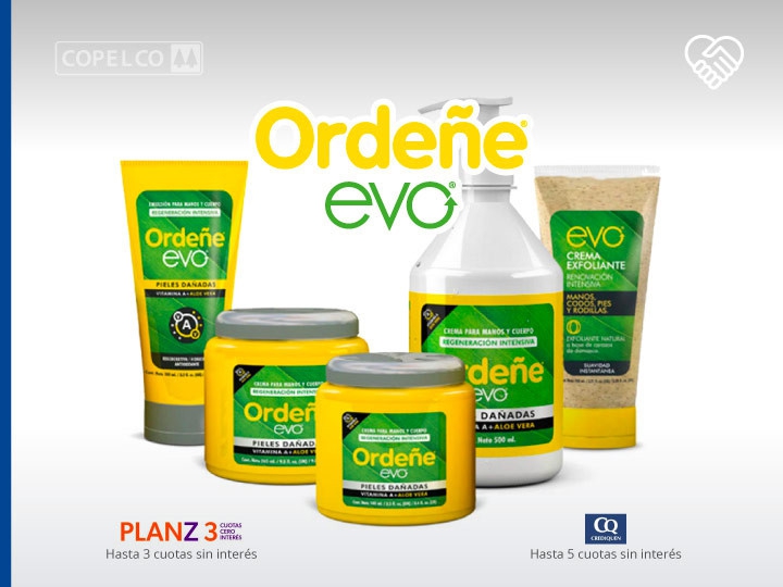 Farmacia COPELCO ofrece las líneas de crema Natural EVO Ordeñe y Evo Crema Exfoliante Natural