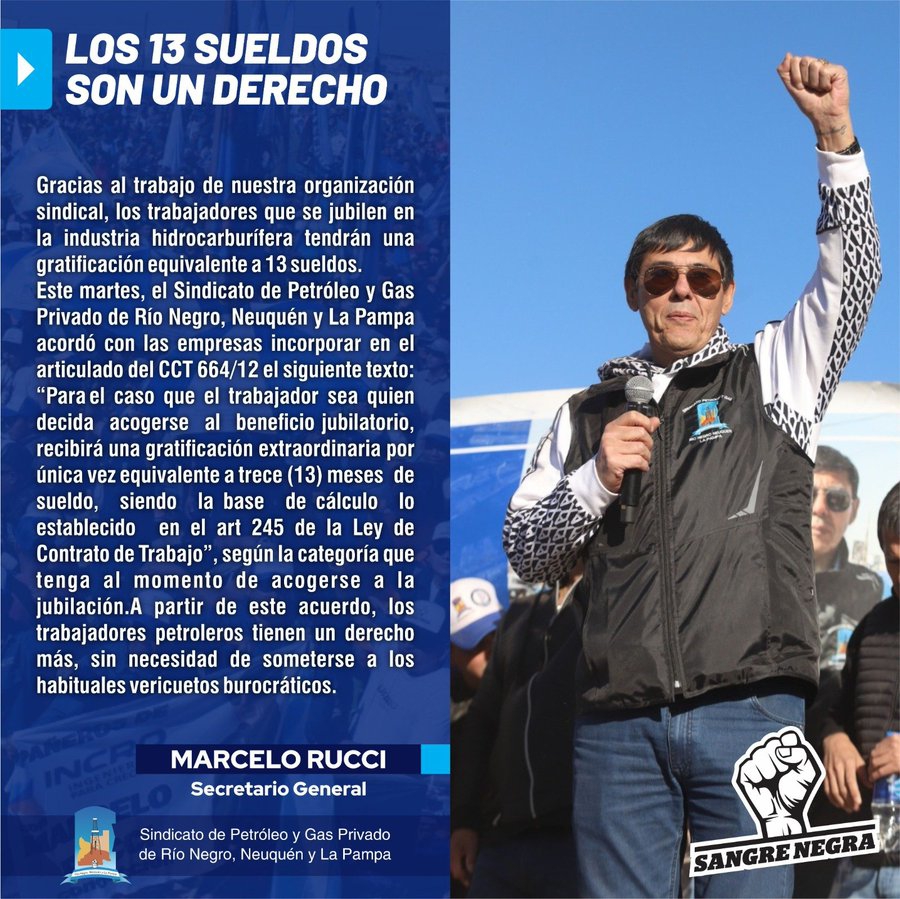 Los 13 sueldos son un derecho para quienes se jubilen