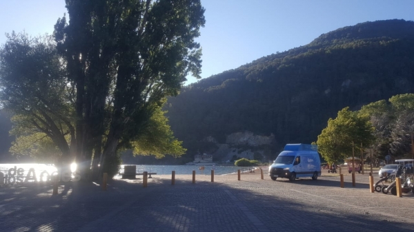 Las unidades móviles de BPN recorren puntos turísticos